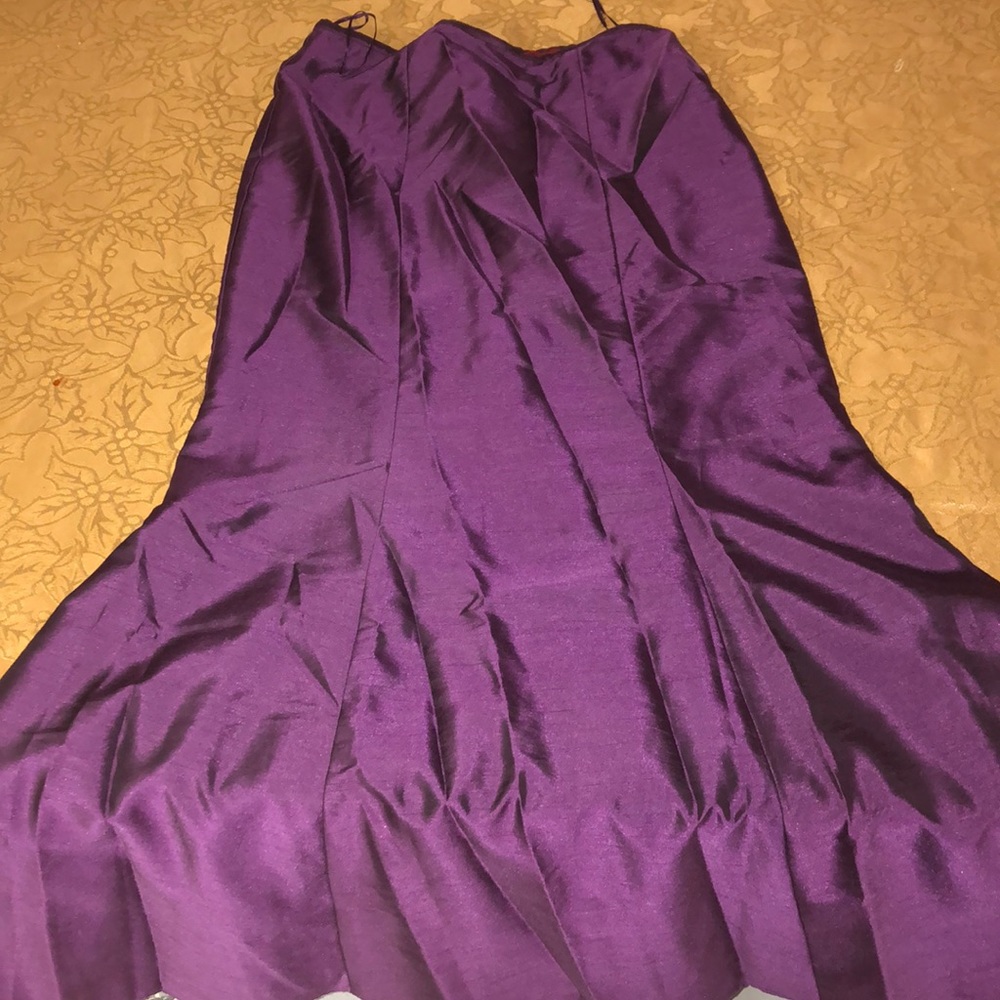 Purple skirt with jacket